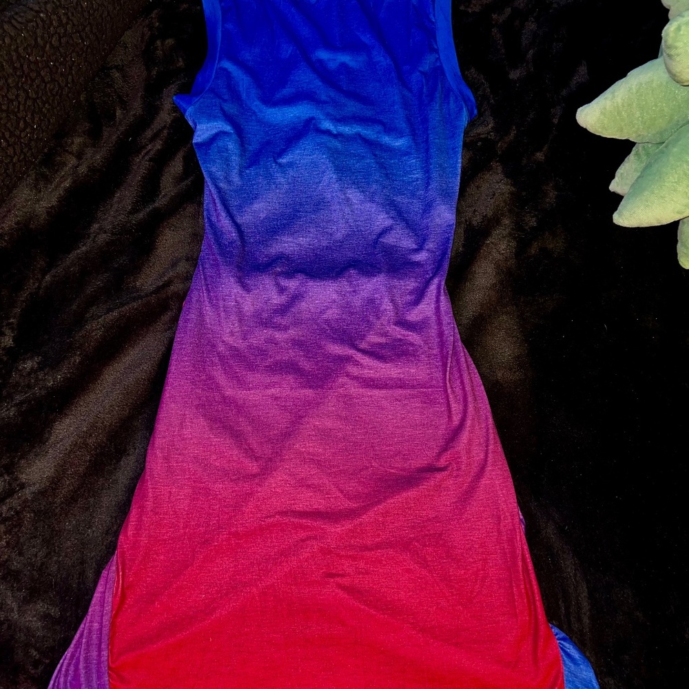 NWOT -Size Medium-Ombre Cutout Bodycon Dress - Picture 4 of 5